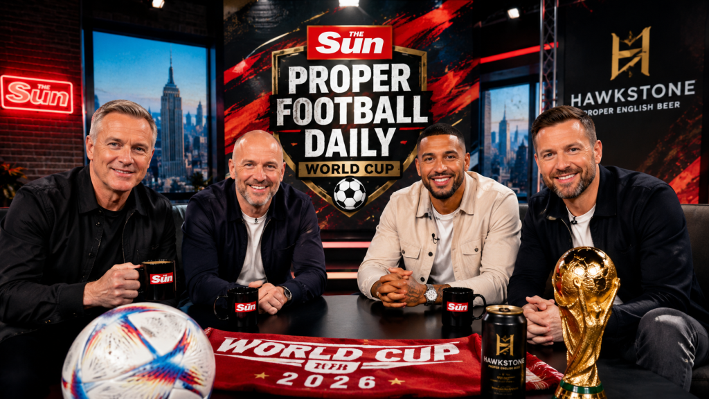 The Sun partners with Hawkstone for ‘Proper Football Daily’ World Cup&nbsp;show