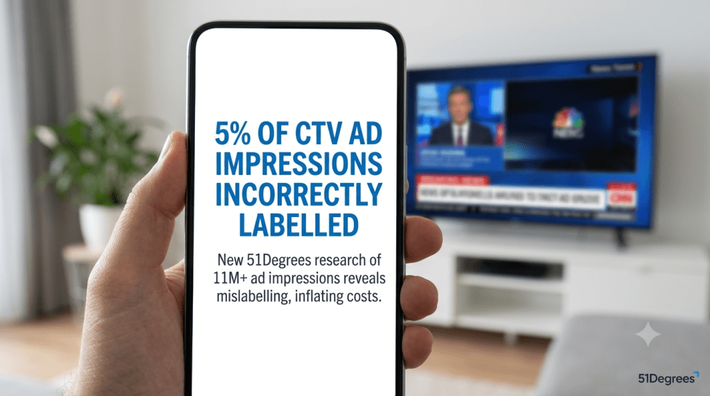 5% OF CTV AD IMPRESSIONS INCORRECTLY&nbsp;LABELLED
