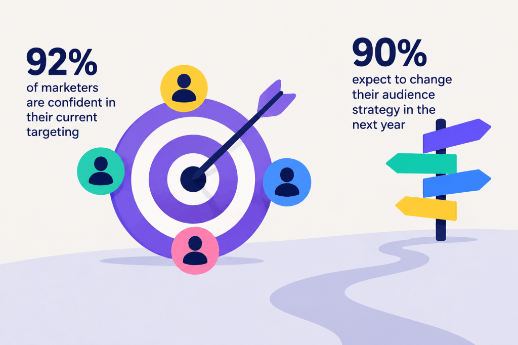 Marketers are confident in their targeting, but 9 in 10 expect it to change in the next&nbsp;year