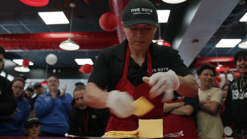Five Guys Launches Prime Video Docuseries ‘On the Line: The World Burger&nbsp;Games’